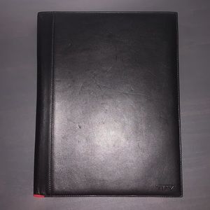 Tumi Leather Folio Notebook